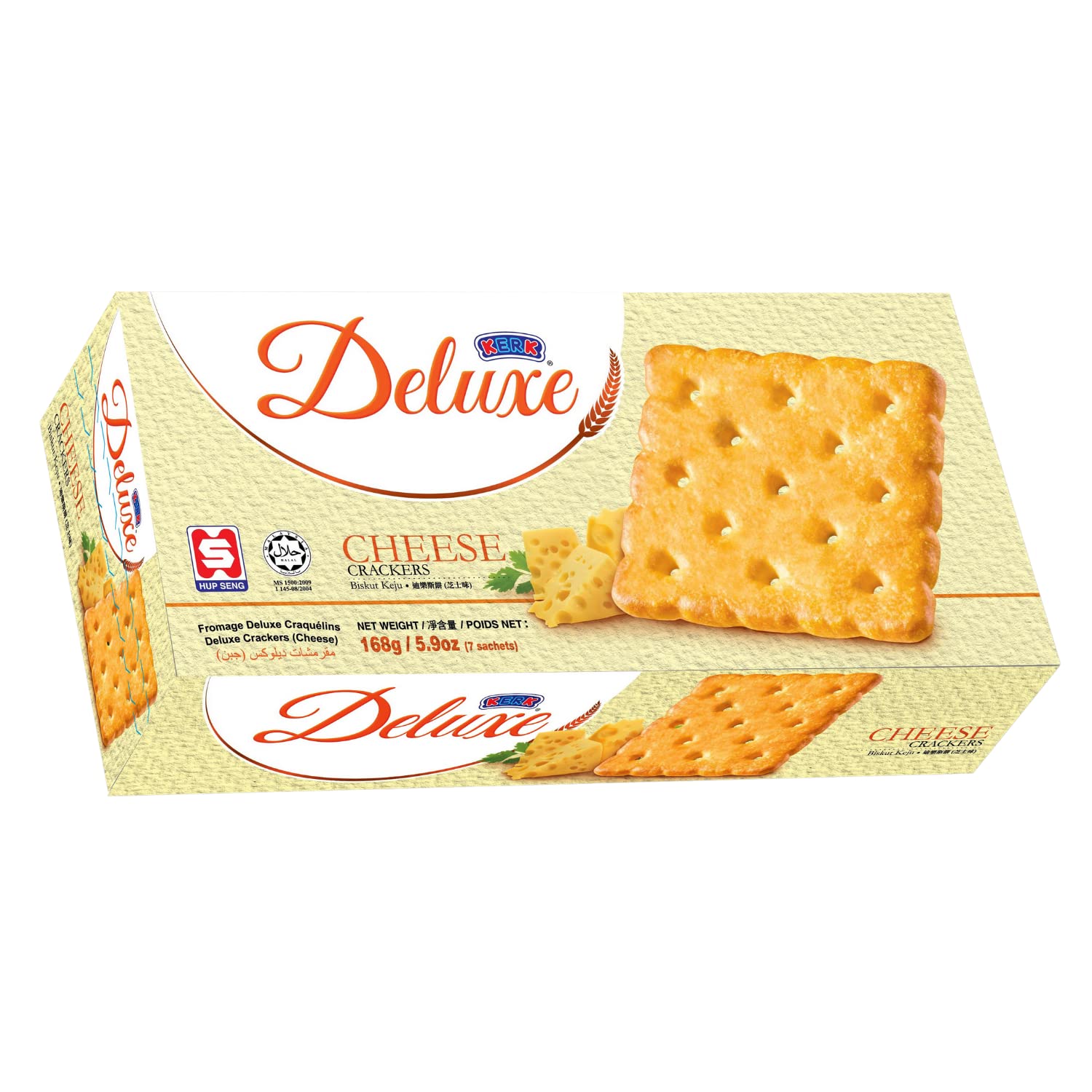 DELUXE CHEESE FLAVOURED CRACKERS 168G_0