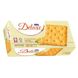 DELUXE CHEESE FLAVOURED CRACKERS 168G