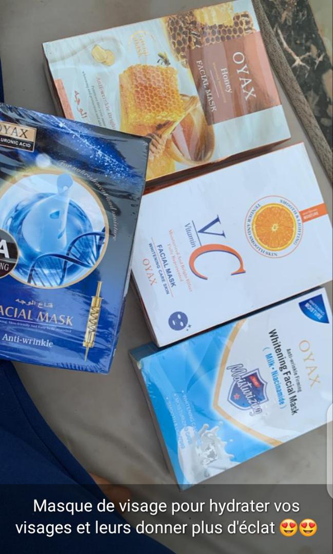 Masque facial hydratant 