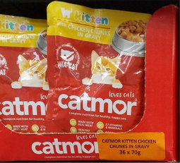 Catmor Kitten Gravy Chicken Ch 70gr