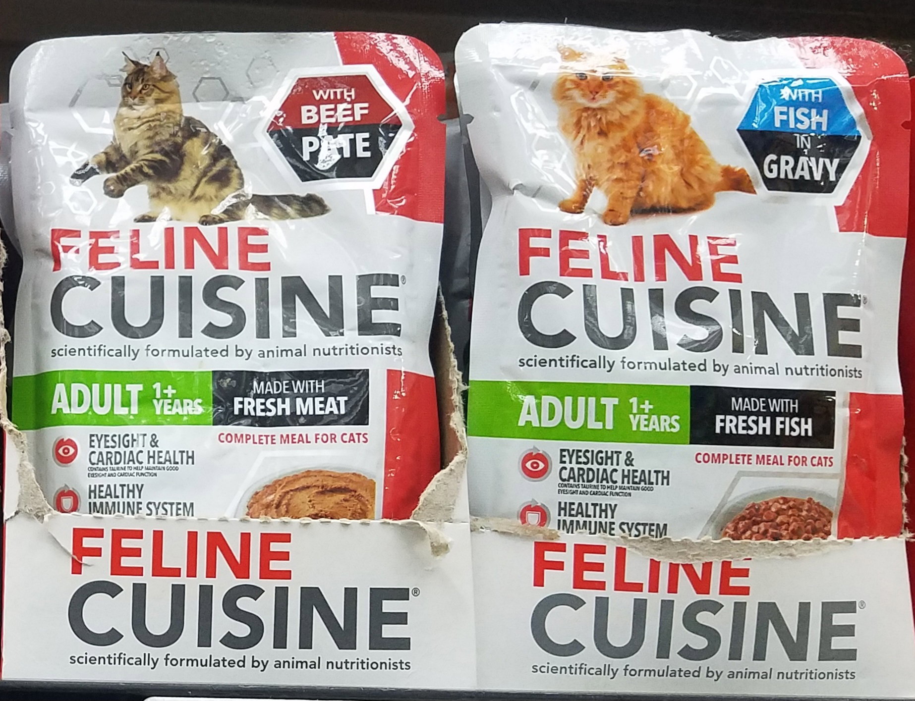Feline Cuisine Cat Pate Meat Beef Ad. 85gr_0