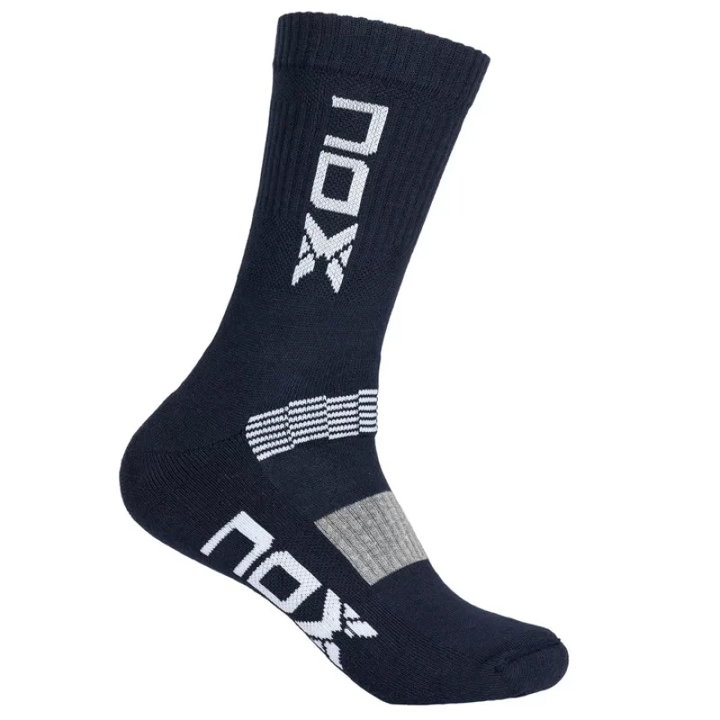 NOX Men's Blue Socks (White Logo)_0