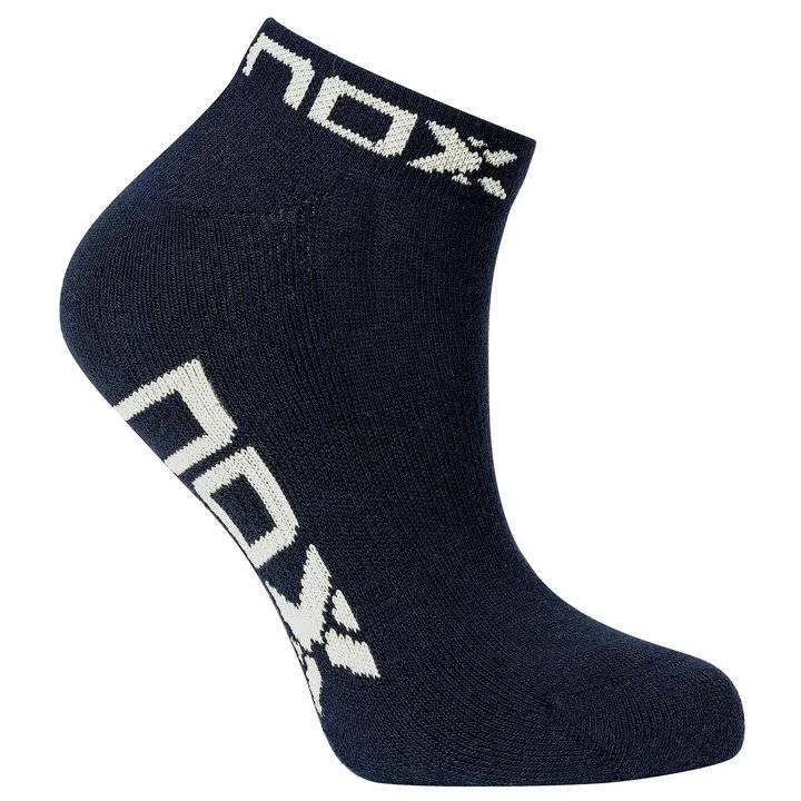 NOX Women Ankle Socks Navy Blue (White Logo)