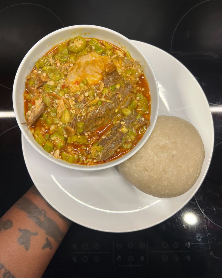 Sauce Gombo - Pâte Noire/Pâte Blanche/AgbÊli/Akassa - CHEZ DEDE