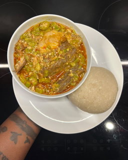 Sauce Gombo  - Pâte Noire/Pâte Blanche/Agbéli/Akassa - CHEZ DEDE