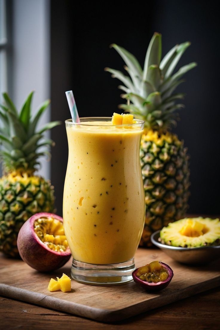 Thé vert à au fruit de la passion et a l'ananas_2