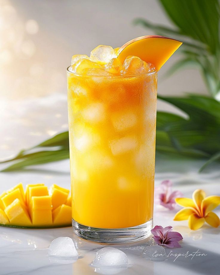 Thรฉ vert aux fruits cocktail