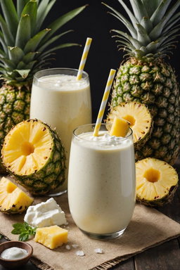 Smoothie à l'ananas