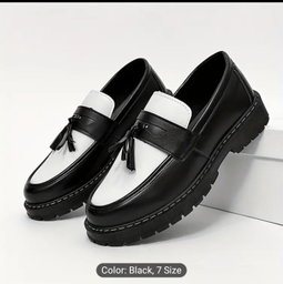 Quality leather black shoe
