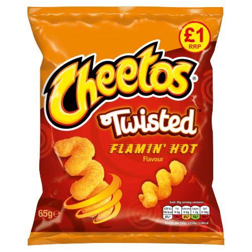 Walkers Cheetos Twisted Flamin Hot _0