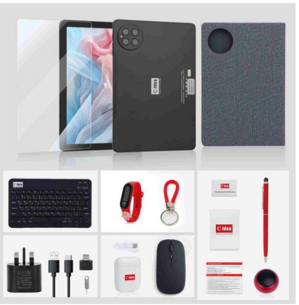 Tablet with keyboard, mouse and more _0