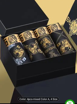 4 in 1 luxury men boxers 