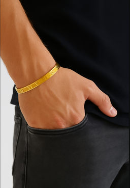 Bracelet Or Chiffre Romain