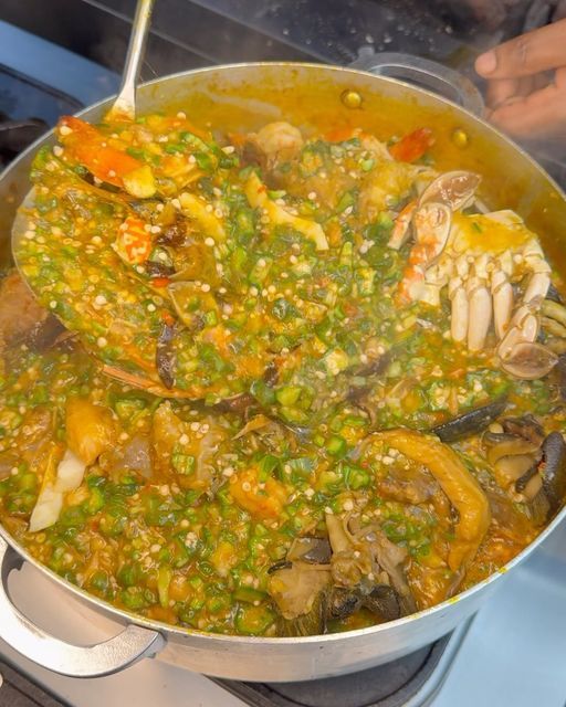 Sauce Gombo - Pâte Noire/Pâte Blanche/Agbéli/Akassa - CHEZ DEDE