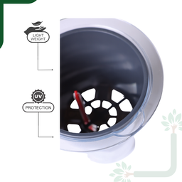Mascot Self Watering  Glassy 5-Inch Pot | Pack Of 2, Good for Lucky Bamboo