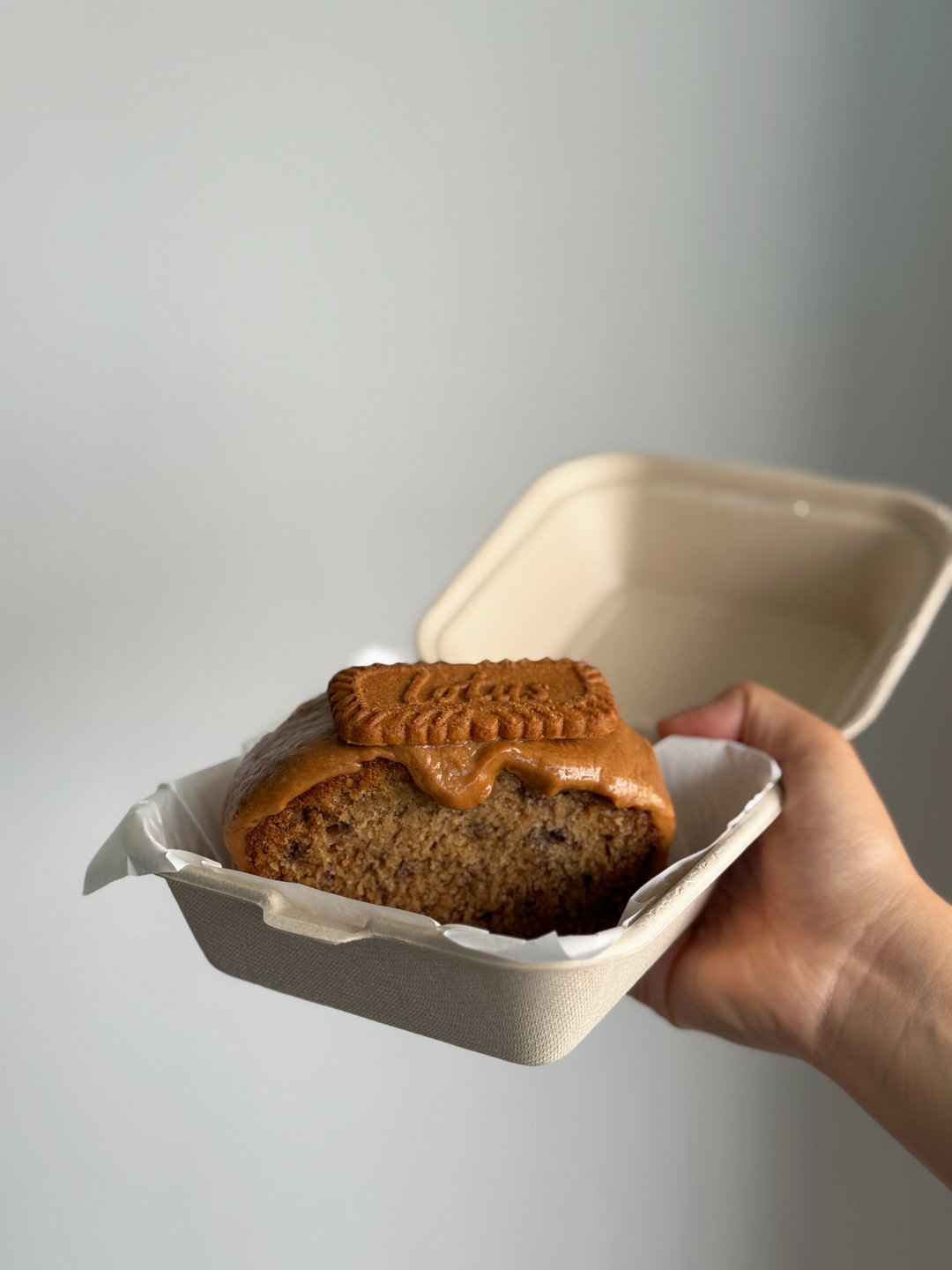 biscoff banana slice
