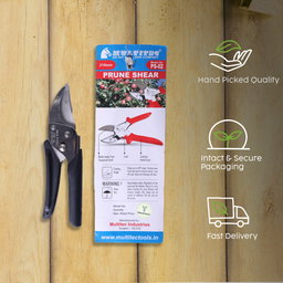 Heavy Duty Bypass Pruning Shears | Black PSB-05