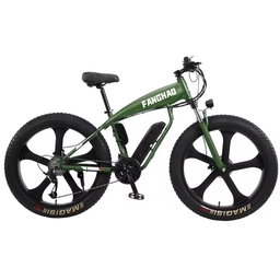 Fat Tire Electric Bike Waterproof Electric Fat Bike Kit Front 500w Downhill Bicycle