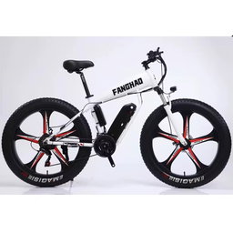 Fat Tire Electric Bike Waterproof Electric Fat Bike Kit Front 500w Downhill Bicycle