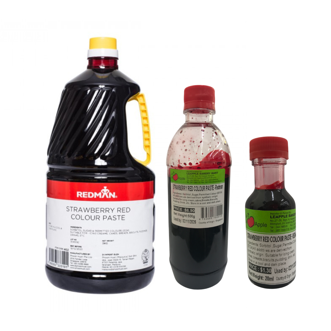 Redman Strawberry Red Colour Paste