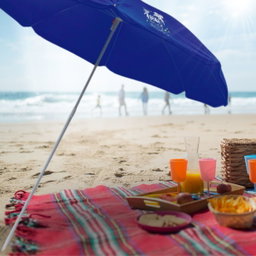Drizzle Beach Umbrella - Black