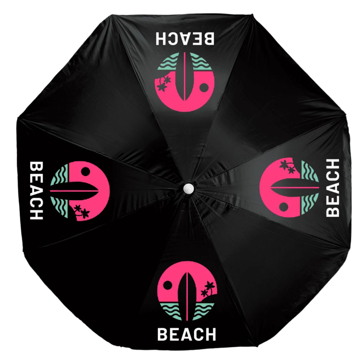 Drizzle Beach Umbrella - Black_1