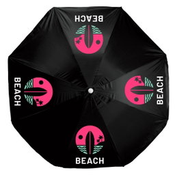 Drizzle Beach Umbrella - Black