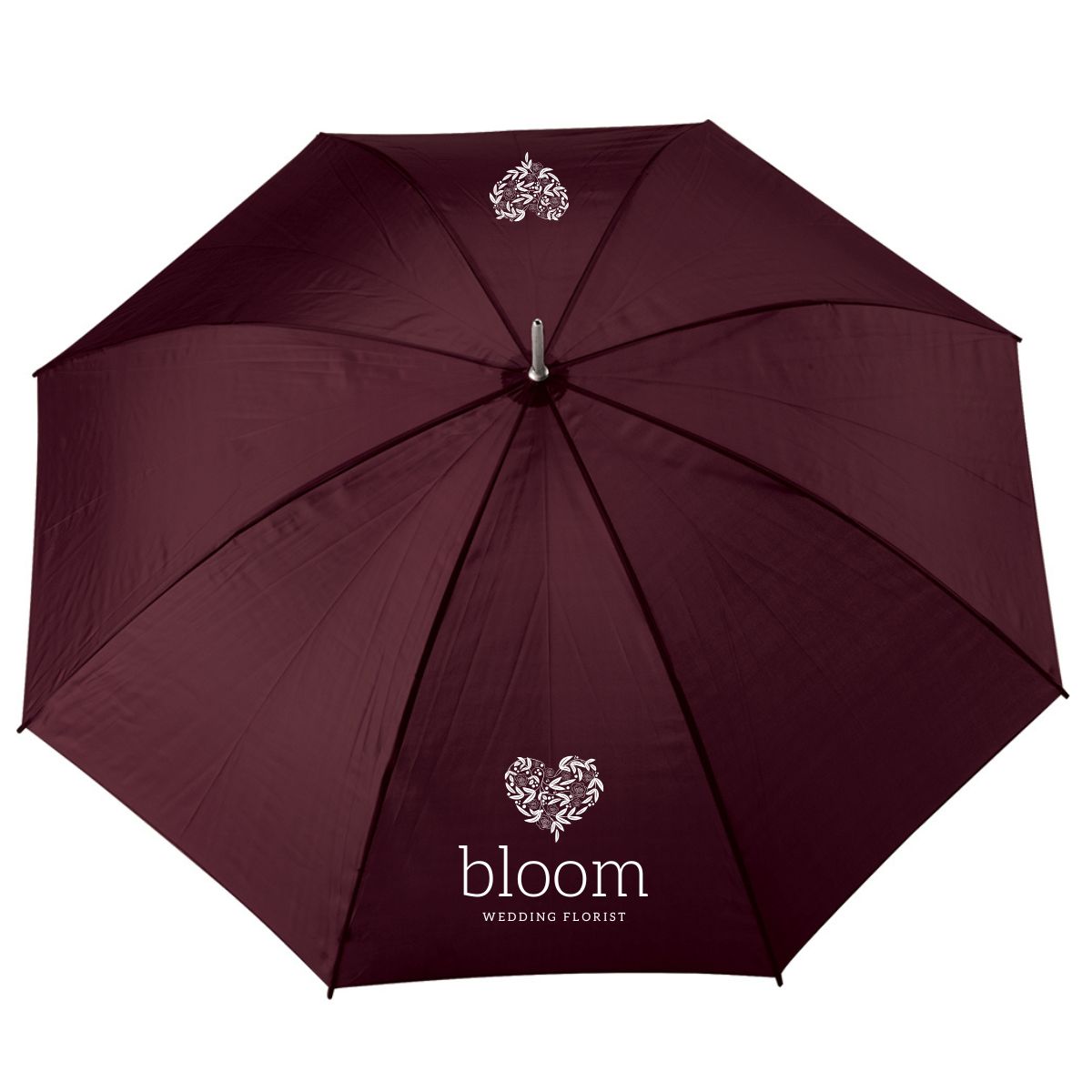 8 Panel Golf Umbrella - Burgandy_1