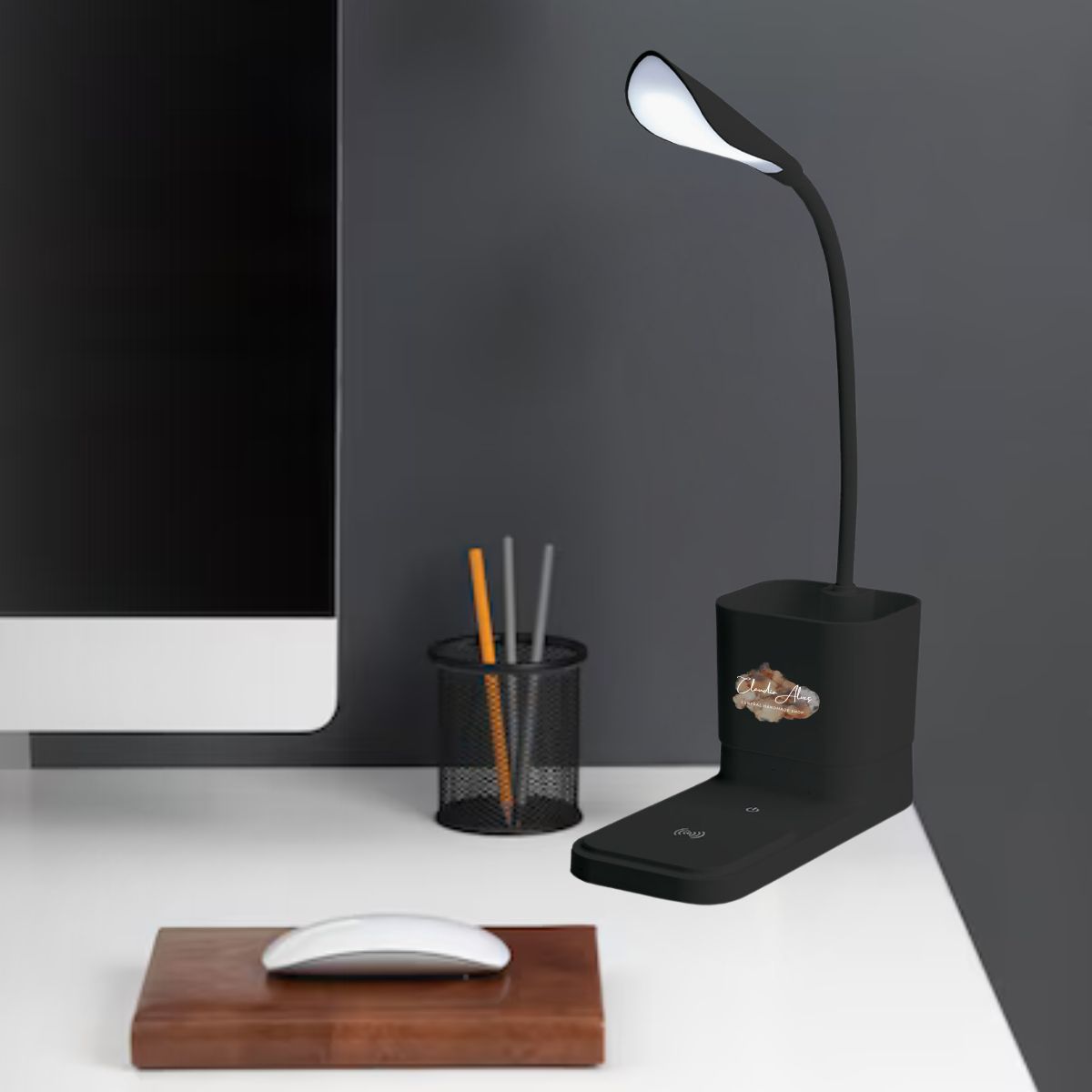 Birnal Wireless Charger & Lamp - White_2