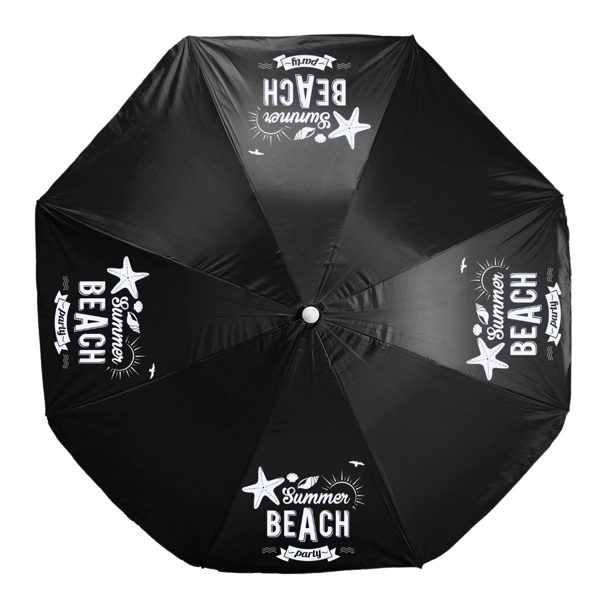 POPPINS UV Beach Umbrella - Black_2