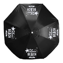 POPPINS UV Beach Umbrella - Black