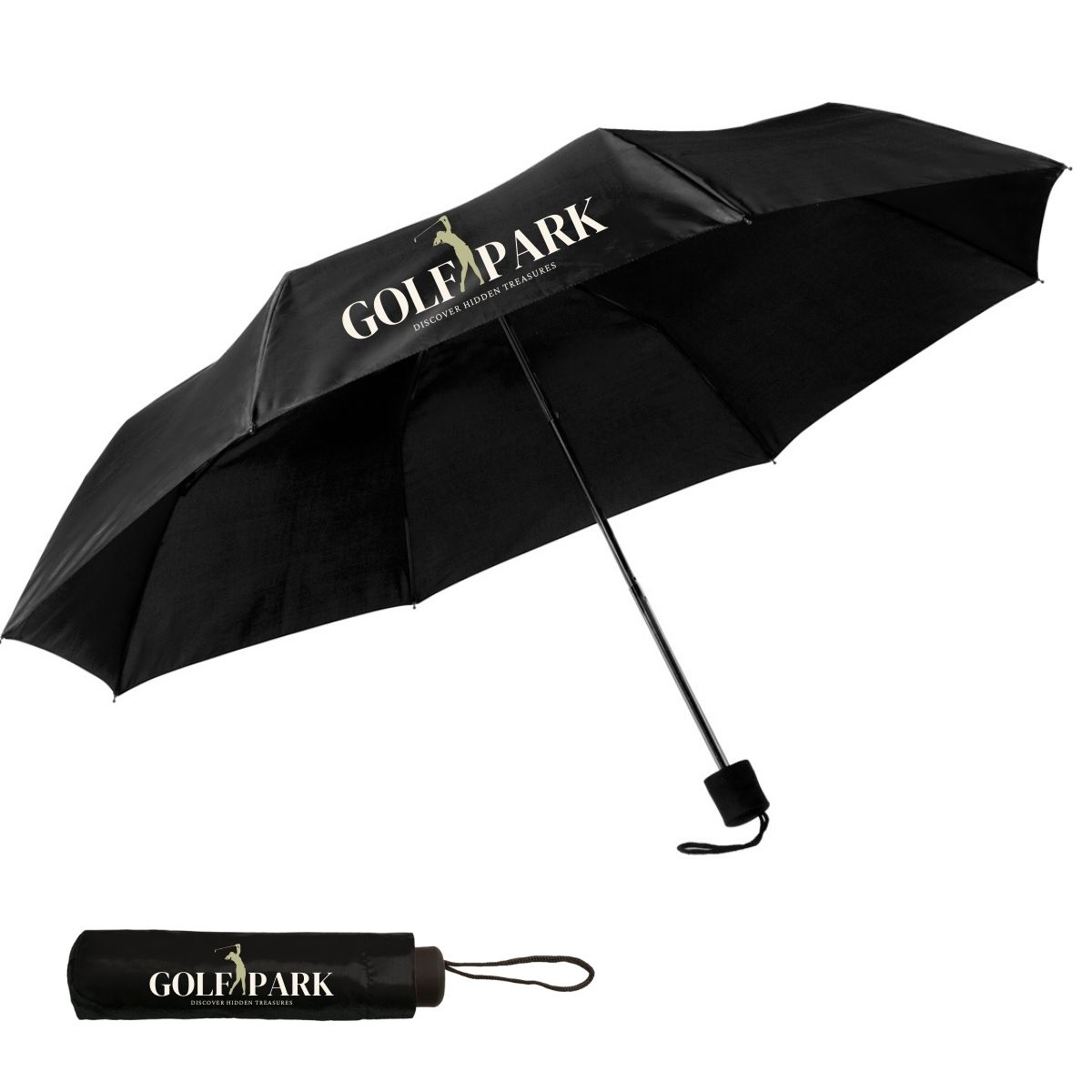 8 Panel Baton Umbrella - Yellow_6