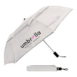 Reflective Piping Windproof Umbrella-Bk