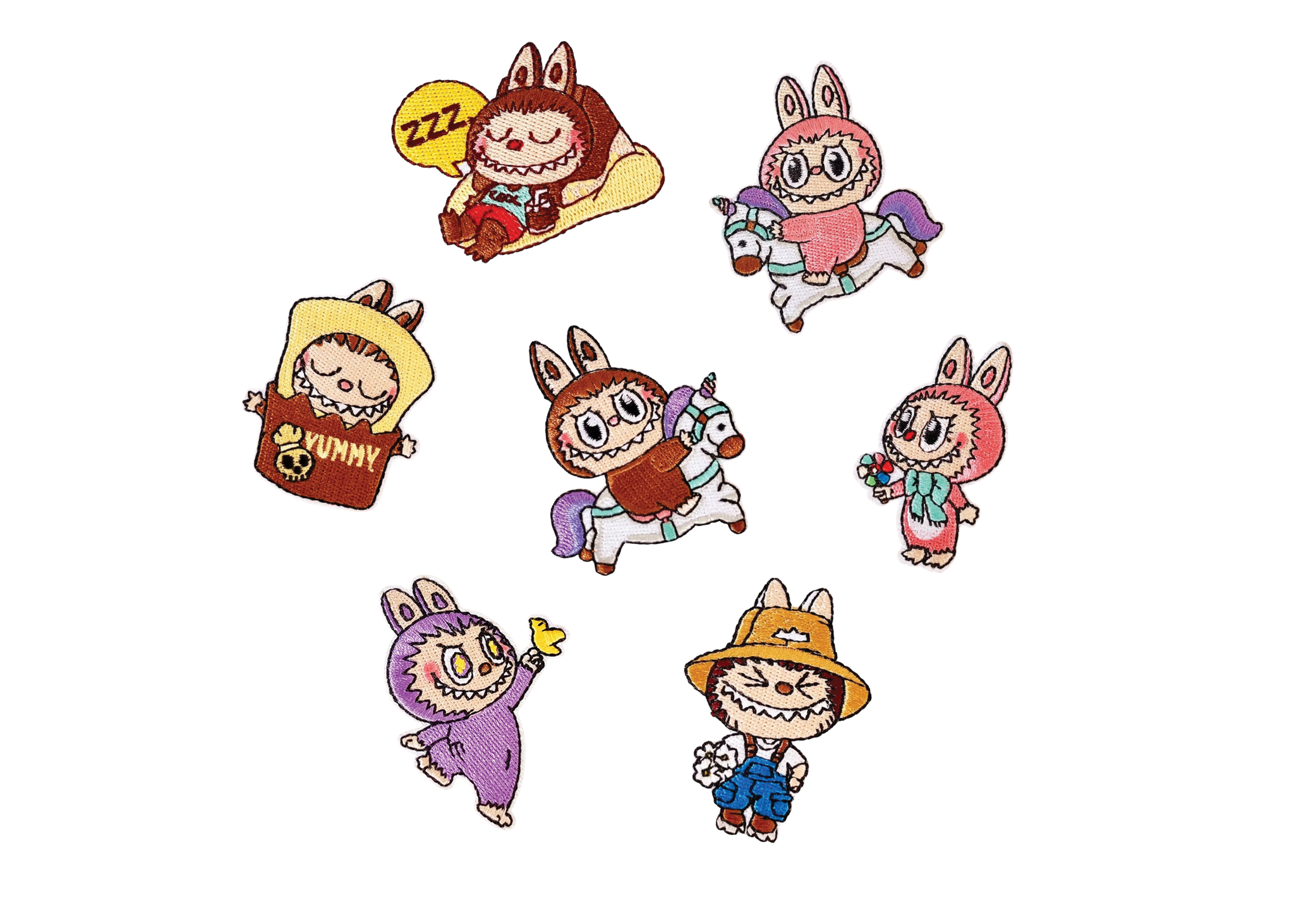 Labubu Embroidered Patch_0