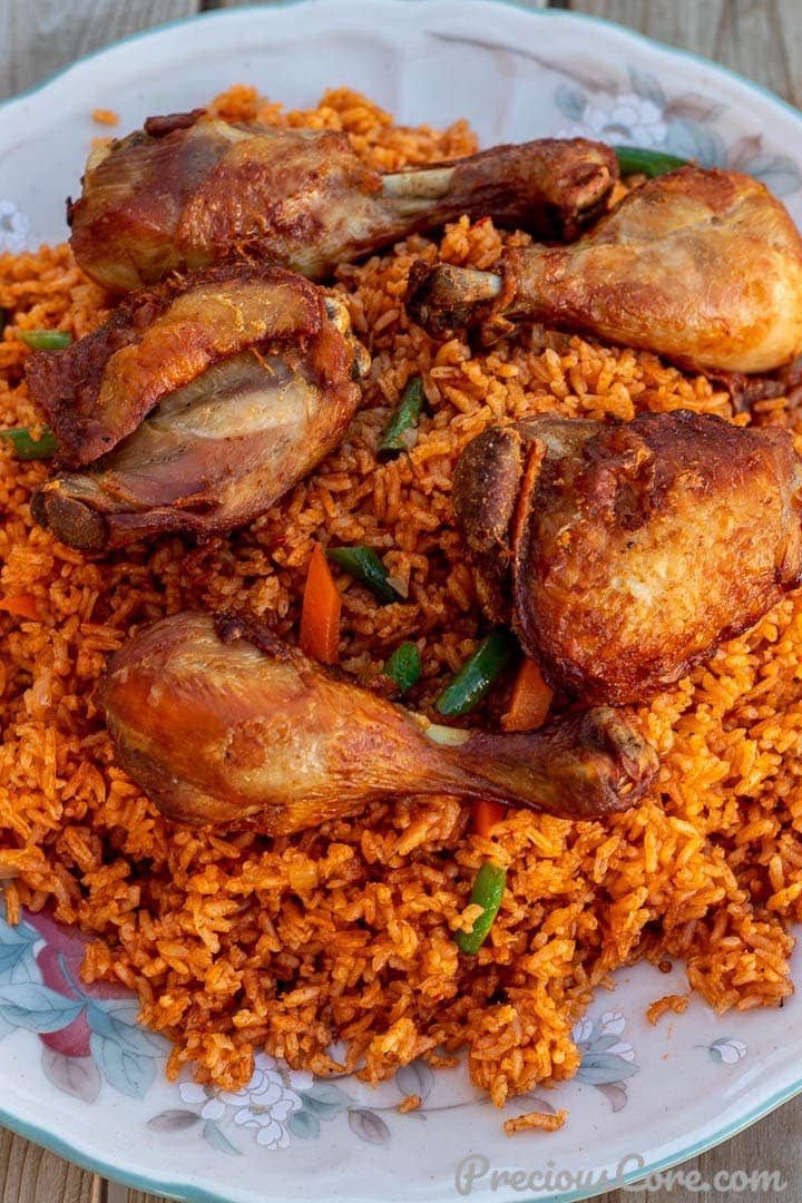 Jollof rice with chicken _0
