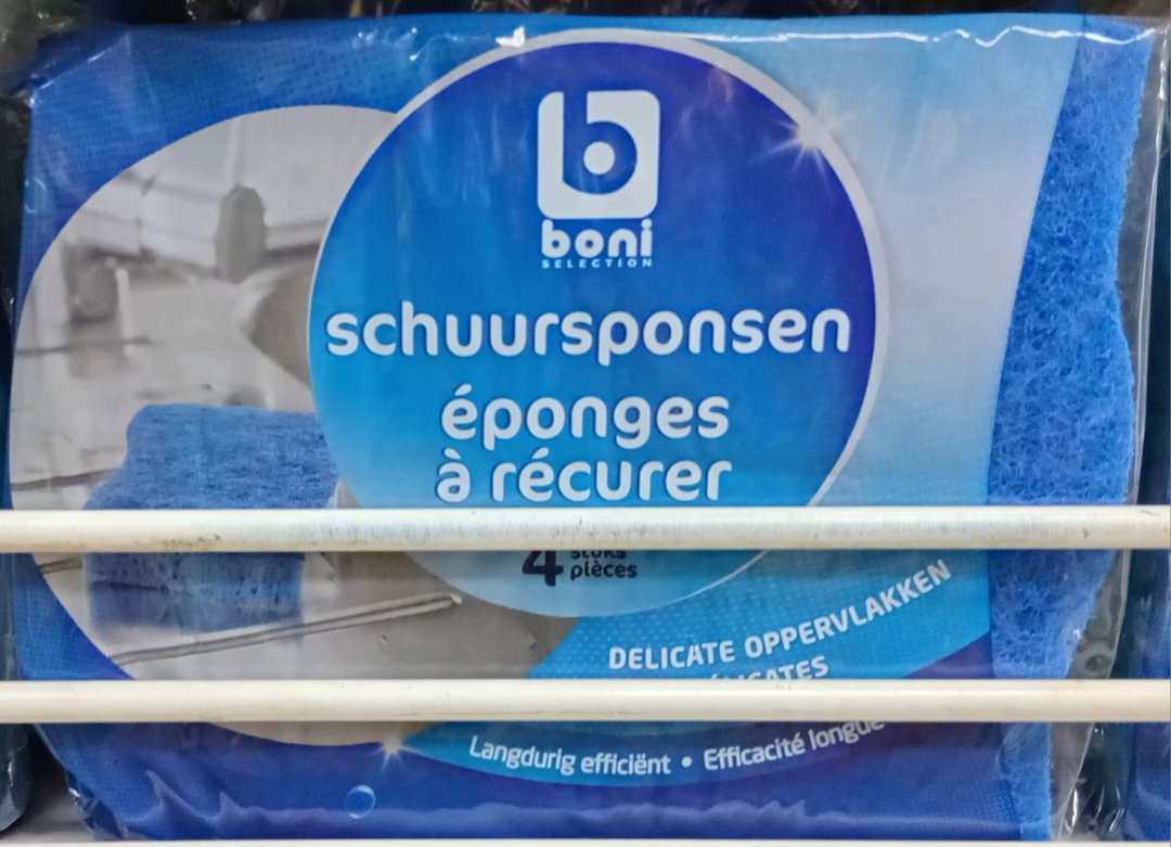 Boni Selection Eponges A Recurer Bleues 4'S