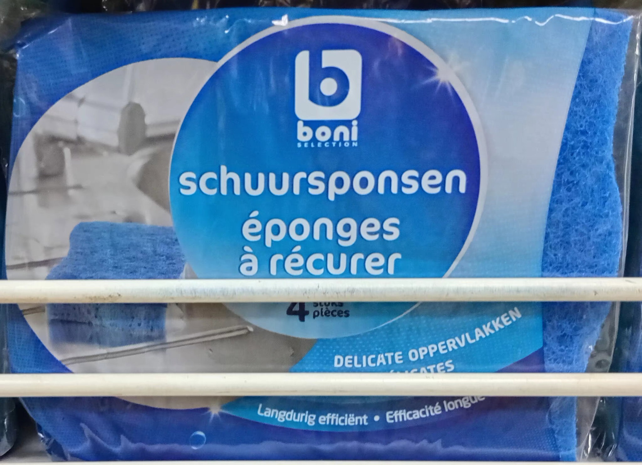 Boni Selection Eponges A Recurer Bleues 4'S_0