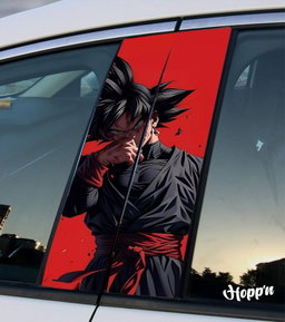 Goku- Black B Pillar Sticker