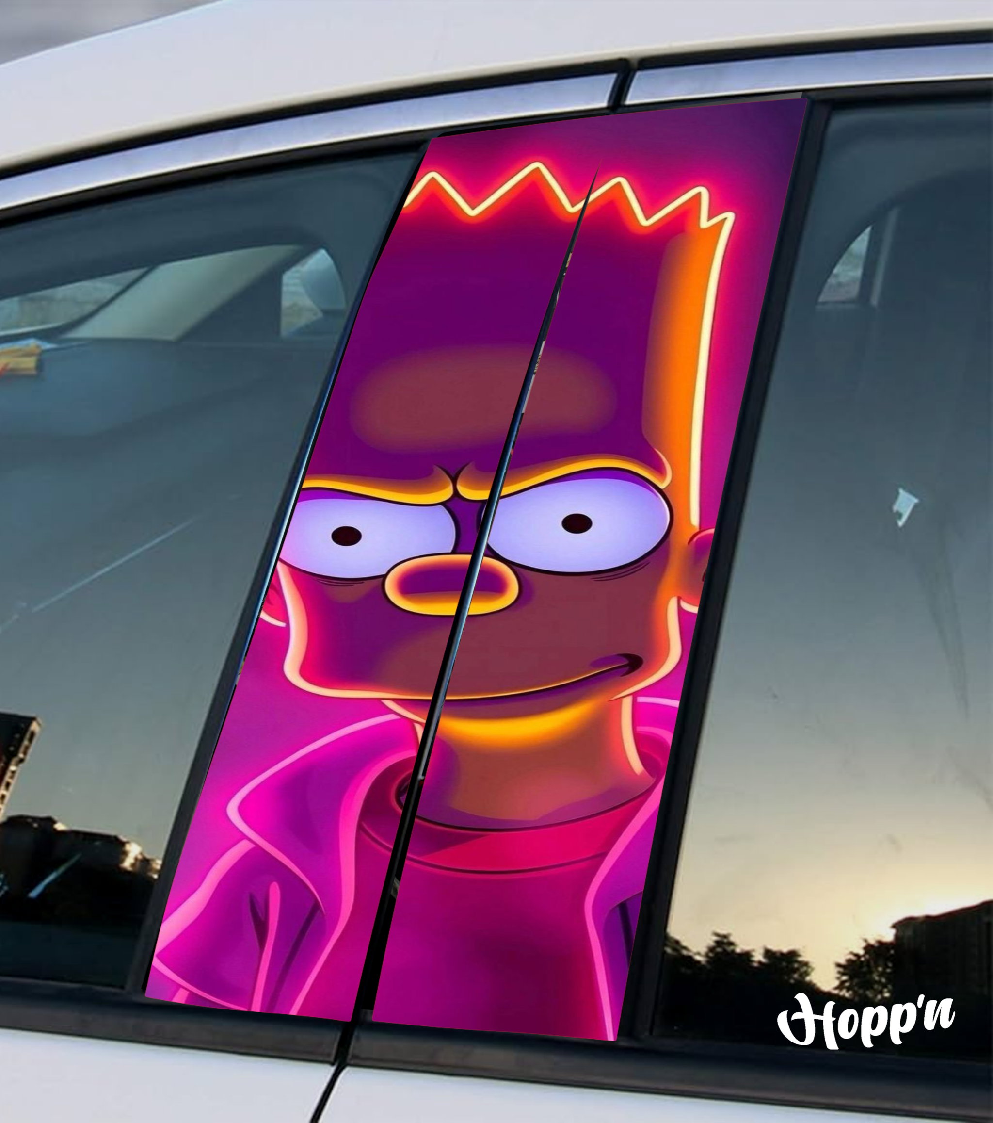 Bart B Pillar Sticker _0