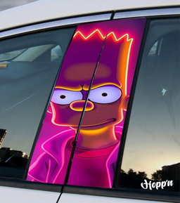 Bart B Pillar Sticker 