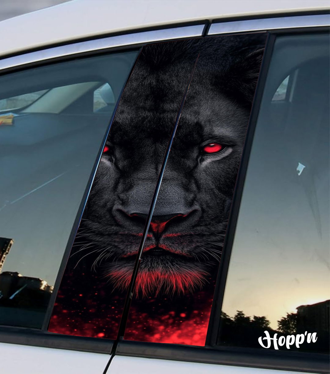 Black Panther B Pillar Sticker