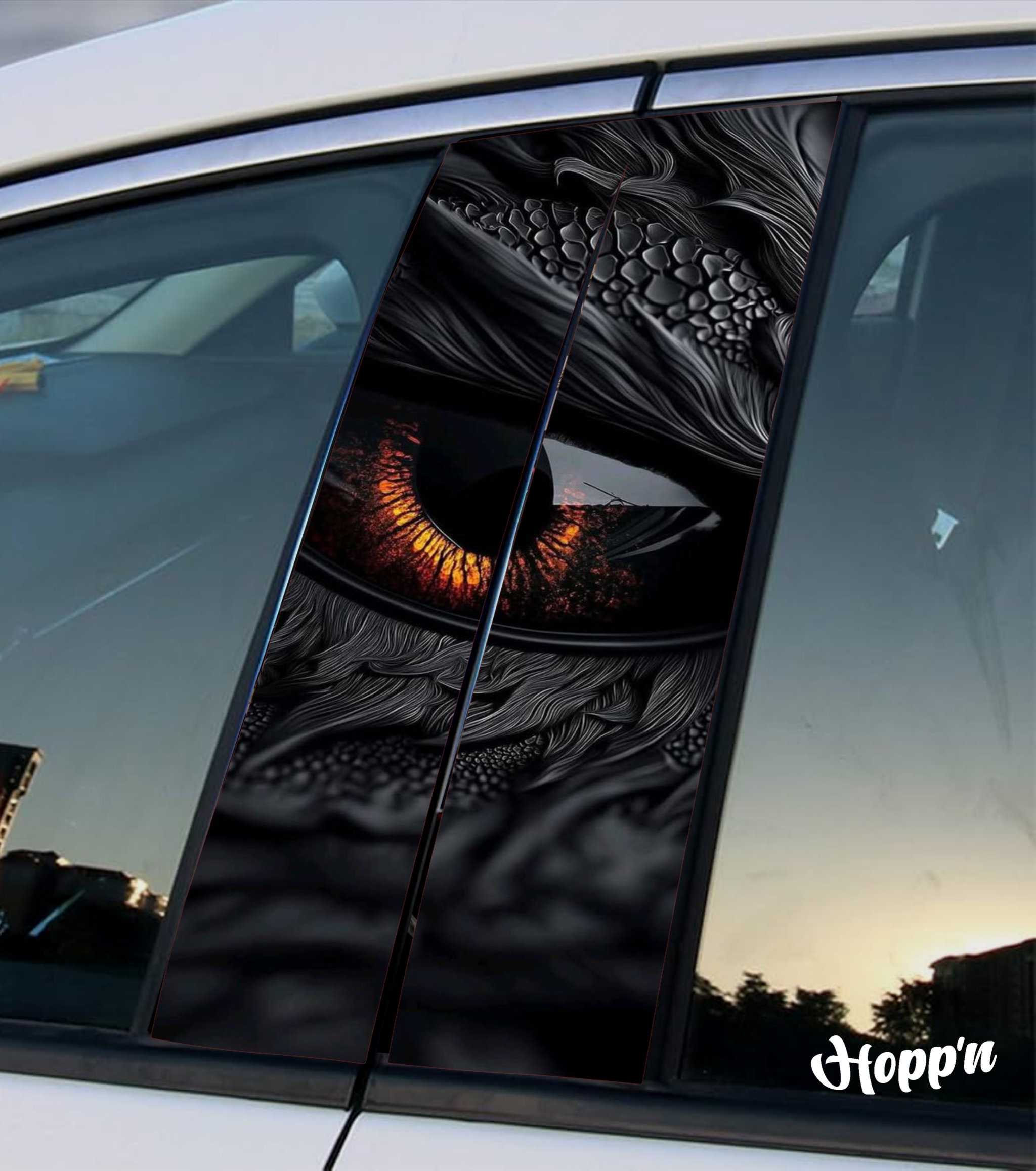 Eagle eye B Pillar Sticker_0