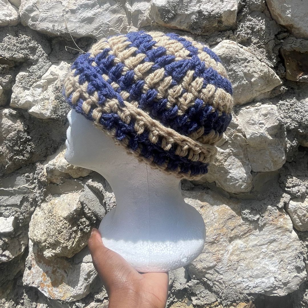 Checkered Regular Beanie_0