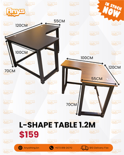 L-Shape table (Carbon Fiber)
