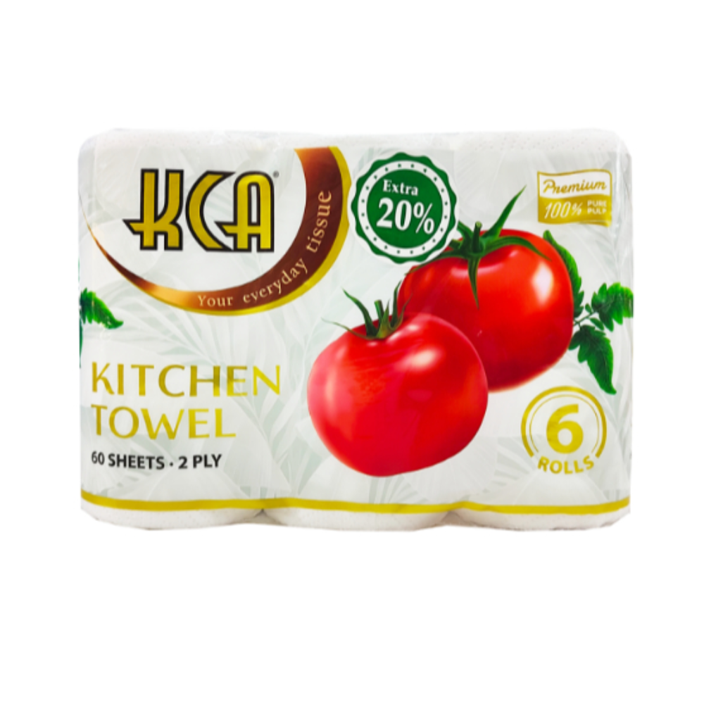 KCA KITCHEN TOWEL 6 ROLL*60 PCS