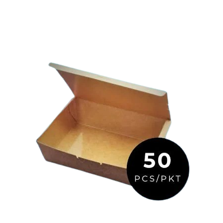 PAPER TOP KRAFT LUNCH BOX 50PCS_0