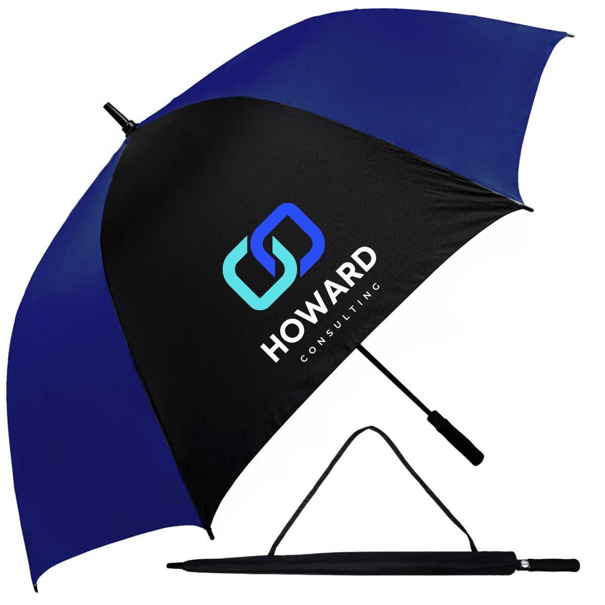 Splash of Colour Golf Umbrella - Grey_3