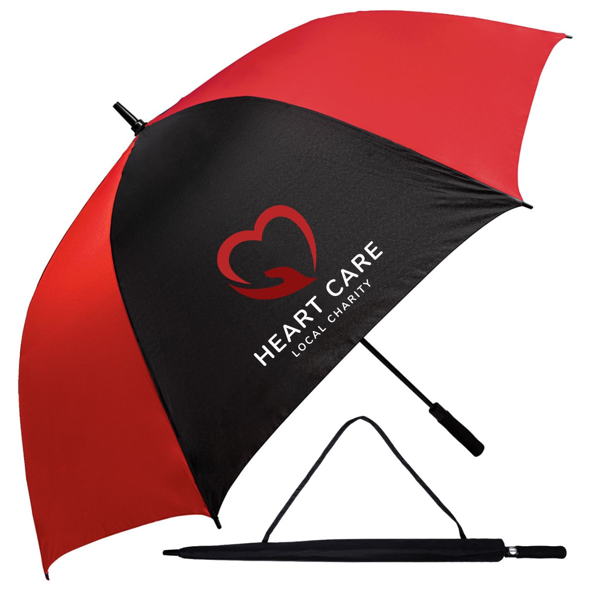 Splash of Colour Golf Umbrella - Grey_4