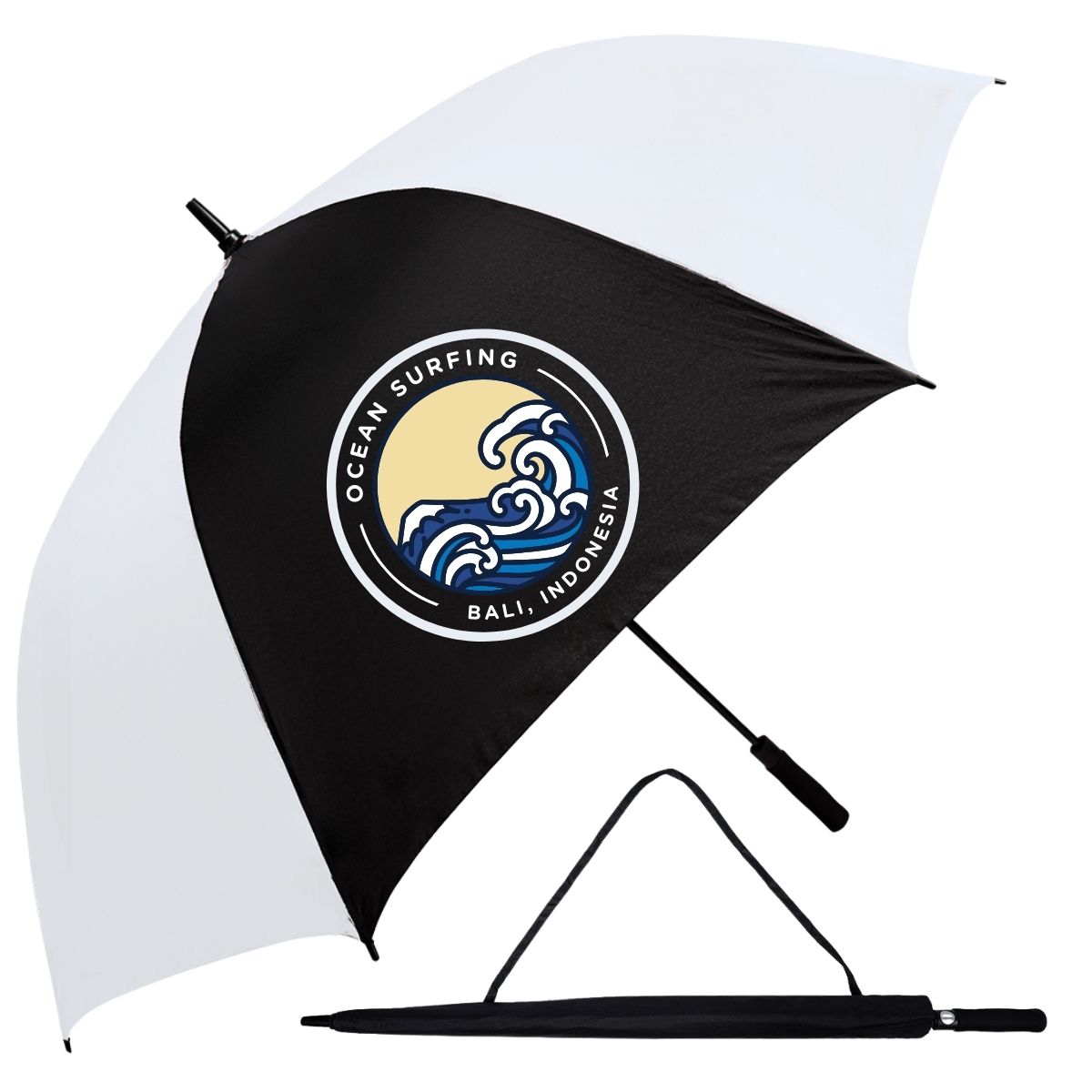 Splash of Colour Golf Umbrella - Grey_2