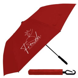 Tartan 2 Fold Umbrella - Navy